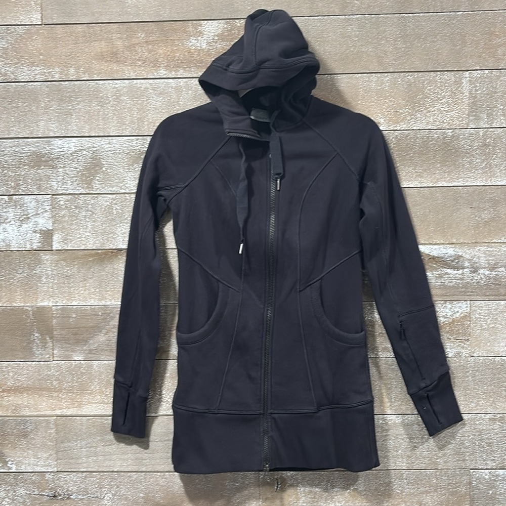 Athleta black hoodie size XS - Picture 2 of 12